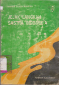 JEJAK LANGKAH SASTRA INDONESIA