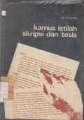 KAMUS ISTILAH SKRIPSI DAN TESIS