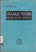 KAMUS TEKNIK : INGGERIS-BELANDA-INDONESIA