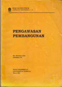 PENGAWASAN PEMBANGUNAN