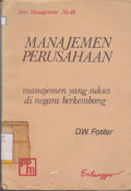 MANAJEMEN PERUSAHAAN MANAJEMEN YANG SUKSES DI NEGARA BERKEMBANG