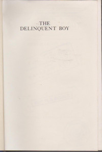 THE DELINQUENT BOY