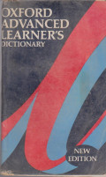 OXPORD ADVANCED LEARNERS DICTIONARY