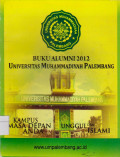 BUKU ALUMNI 2012 UNIVERSITAS MUHAMMADIYAH PALEMBANG : WISUDA SARJANA KE-49 DAN WISUDA PASCA SARJANA KE-10