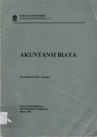 BUKU MATERI POKOK AKUNTASI BIAYA