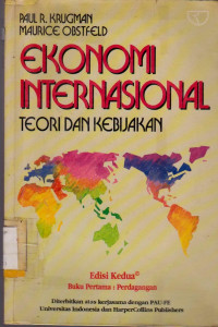 EKONOMI INTERNASIONAL TEORI DAN KEBIJAKAN