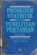 Prosedur Statistik untuk Penelitian Pertanian