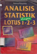 ANALISIS STATISTIK DENGAN LOTUS 1-2-3