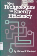 New Technologies for Energy Efficiency