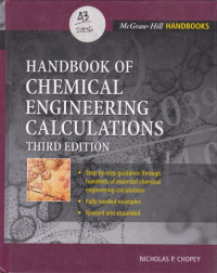 Handbook of Chemical Engineering Calculations