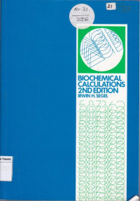 Biochemical calculations 2 nd Edition