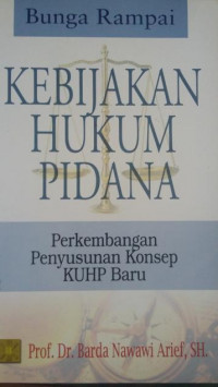 Bunga Rampai Kebijakan Hukum Pidana : Perkembangan Penyusunan Konsep KUHP Baru