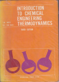 INTRODUCTION TO CHEMICAL ENGINEERING THERMODYNAMICS