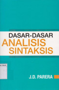 Dasar -Dasar Analisis Sintaksis