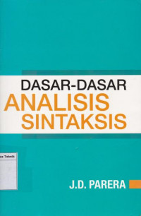 Dasar -Dasar Analisis Sintaksis