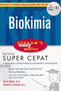 BIOKIMIA Schaum' s  easy outlines Belajar Super cepat