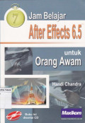 Jam Belajar Affer Effects 6.5 Untuk Orang Awam