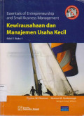 Essentials of entrepreneurship and small business management= kewirausahaan dan manajemen usaha kecil