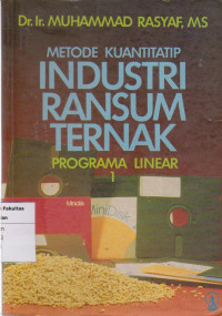 Metode industri ransum ternak: program linear 1