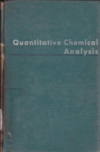 Quantitative Chemical Analisis