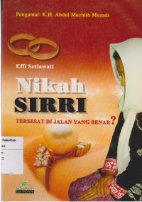 Nikah sirri: tersesat dijalan yang benar