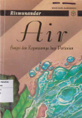 Air: fungsi dan kegunaannya bagi pertanian