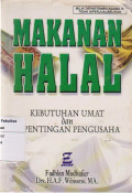 Makanan halal: kebutuhan umat dan kepentingan pengusaha