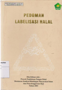 pedoman labelisasi halal