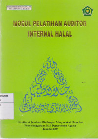 Modul pelatihan auditor internal halal