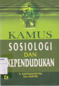 Kamus sosiologi dan kependudukan