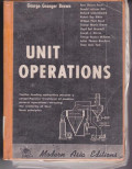 Unit Operations