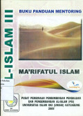 Buku panduan mentoring Ma'arifatul islam