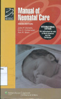 Manual Of Neonatal care