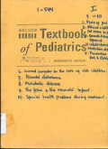 Textbook of pediatrics