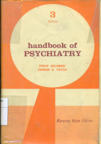 Handbook Of pschiatry