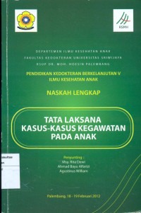 Tata laksana kasus-kasus kegawatanb pada anak