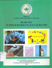 Blok XIX tumbuh kembang dan geriatri