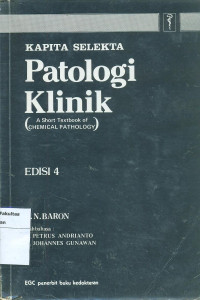 Kapita selekta patologi klinik= a shoot textbook of chemical pathology