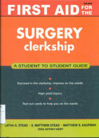 First aid for the surgery clerkship