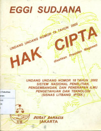 Undang-undang nomor 19 tahun 2012 hak cipta disahkan presiden megawati