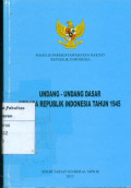 Bahan tayangan materi sosialisasi undang-undang dasar negara republik indonesia tahun 1945 dan ketetapan MPR RI