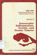 Intraocular inflamtion, uveitis, and ocular tumors