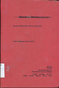 Geriatric ophthalmology