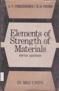 Elements of Strength Of Materials