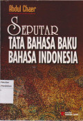 Seputar tata bahasa baku bahasa indonesia