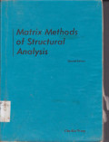 Matrix Methods of Structura Analysis