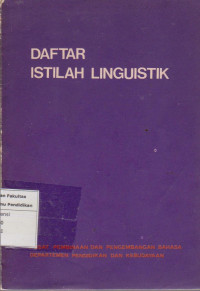 Daftar istilah linguistik