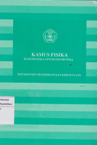 Kamus fisika: elektronika- optoeletronika