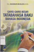 Garis-garis besar tata bahasa baku Indonesia