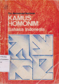 Kamus homonim bahasa Indonesia